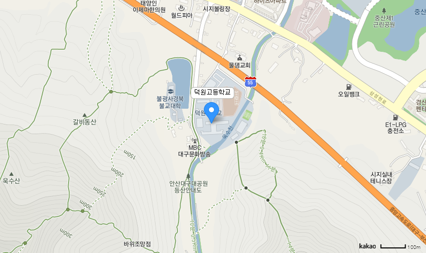 학교 찾아오시는 길 지도